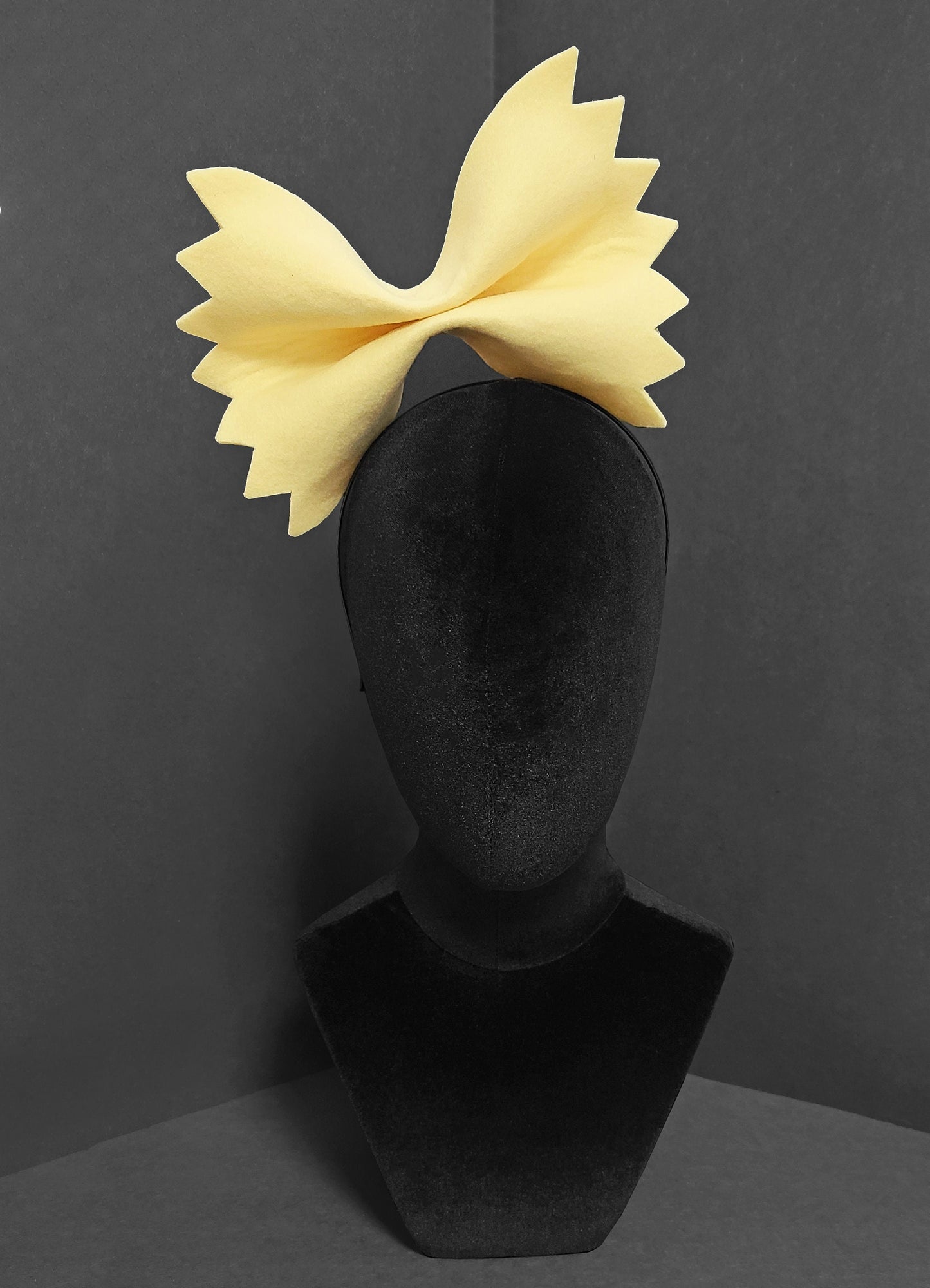Giant Farfalle Bow Tie Pasta Fascinator or Headband ~ Made to Order