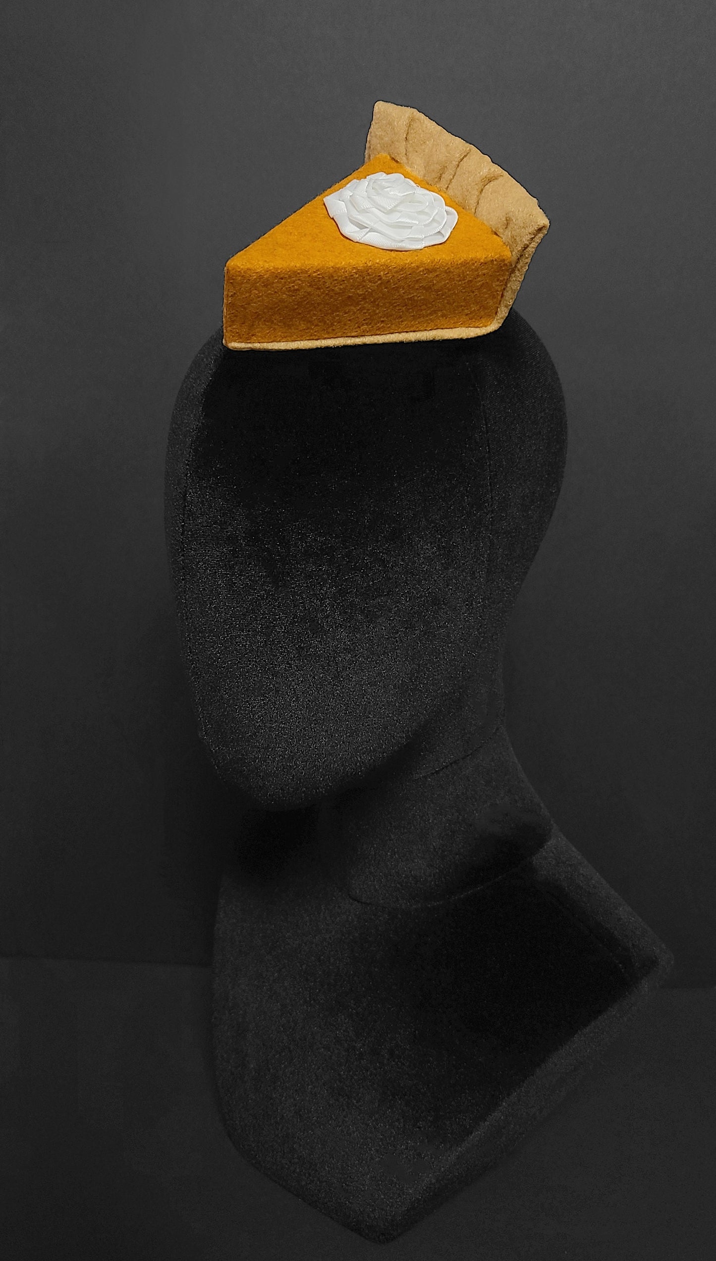 Sweet Pumpkin Pie Slice Fascinator or Desk Decor ~ Made to Order