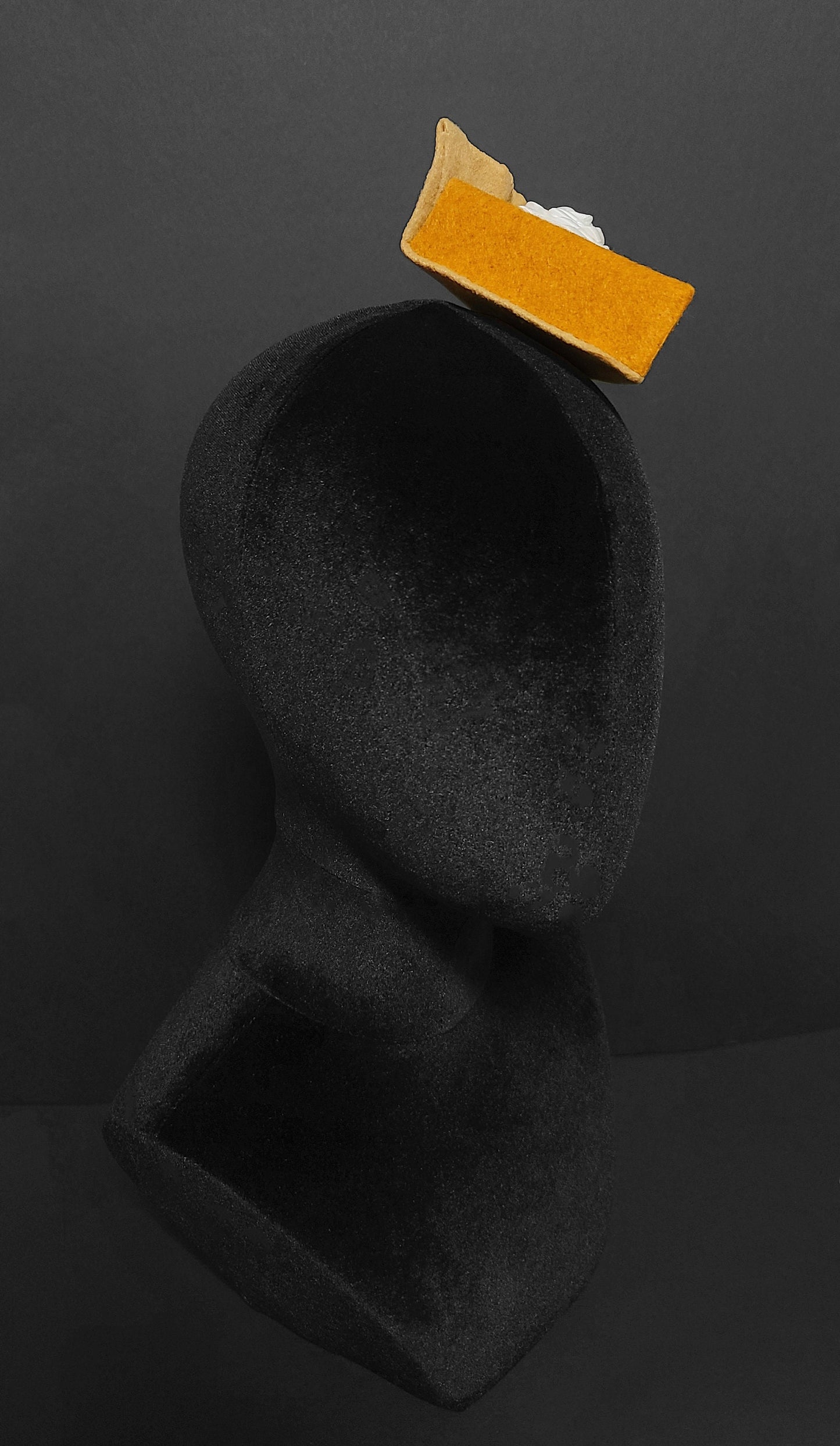 Sweet Pumpkin Pie Slice Fascinator or Desk Decor ~ Made to Order