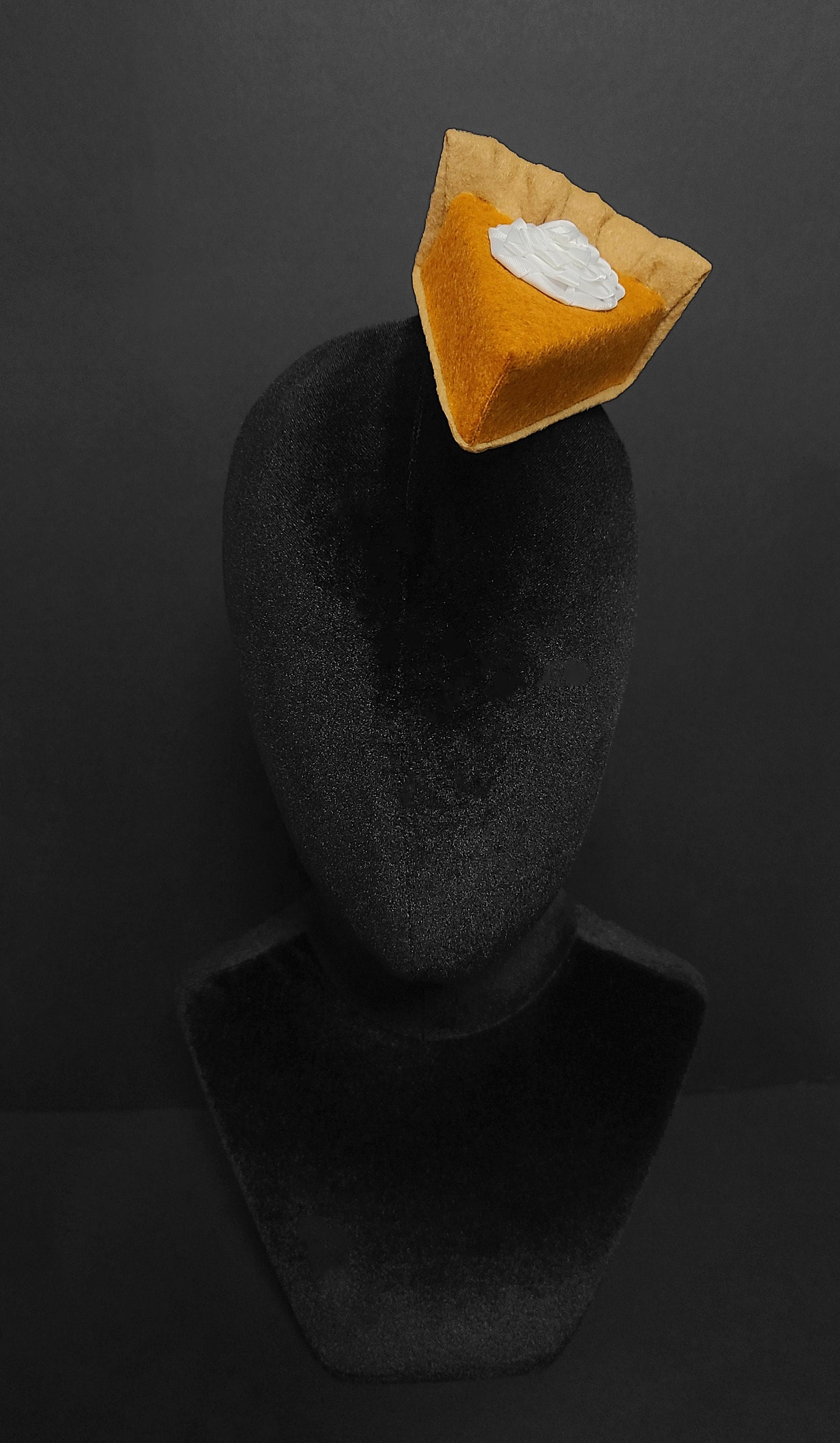 Sweet Pumpkin Pie Slice Fascinator or Desk Decor ~ Made to Order