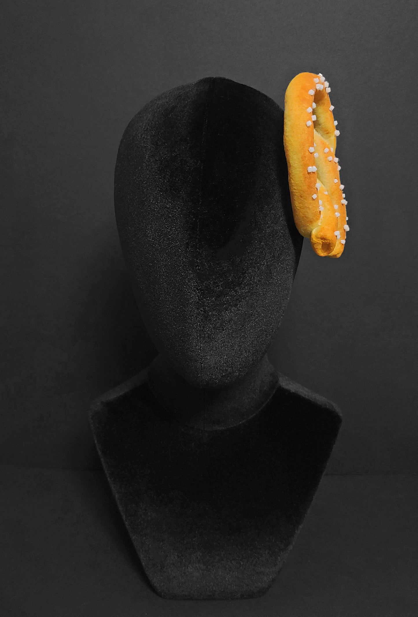 Large Soft Pretzel Fascinator Hat ~ Made to Order