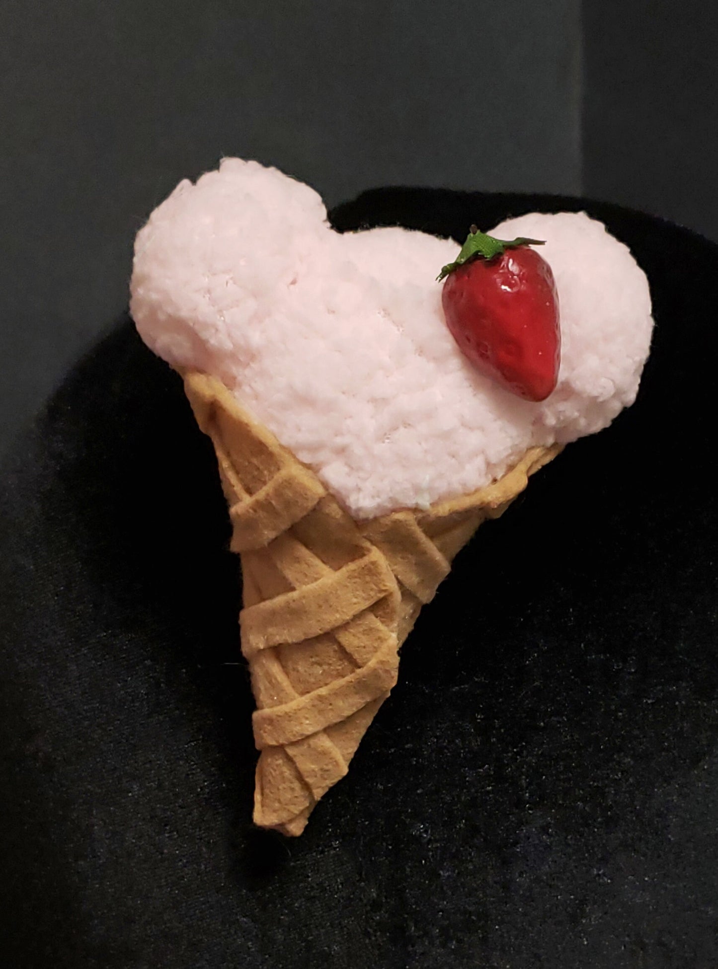 Ice Cream Bear Cone Hair Clip, Pin, or Desk Decor ~ 17 Flavors Available ~ Made to Order