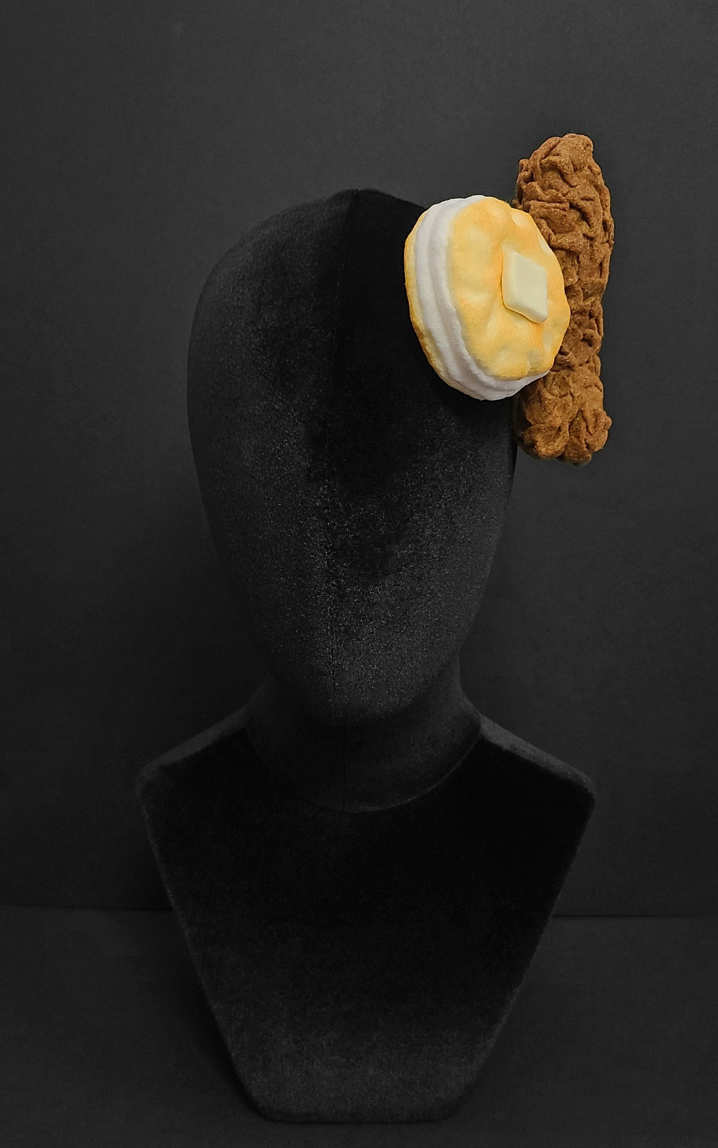 Spicy or Mild Fried Chicken and Biscuit Fascinator Hat ~ Made to Order