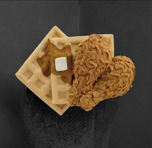 Chicken n' Waffles Fascinator or Desk Decor ~ Made to Order