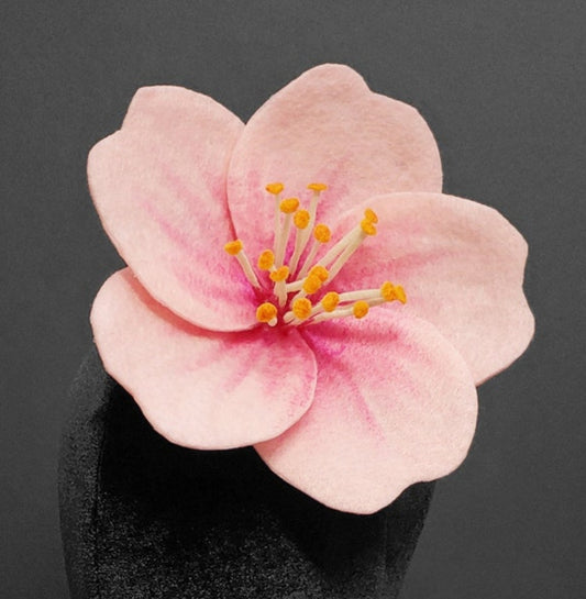 Giant Pink Cherry Blossom Fascinator or Desk Decor ~ Made to Order