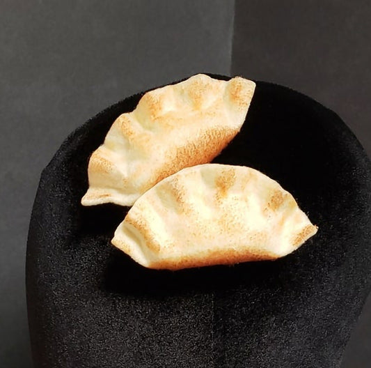 Kawaii Potsticker Gyoza Hair Clip and Pin ~ Made to Order