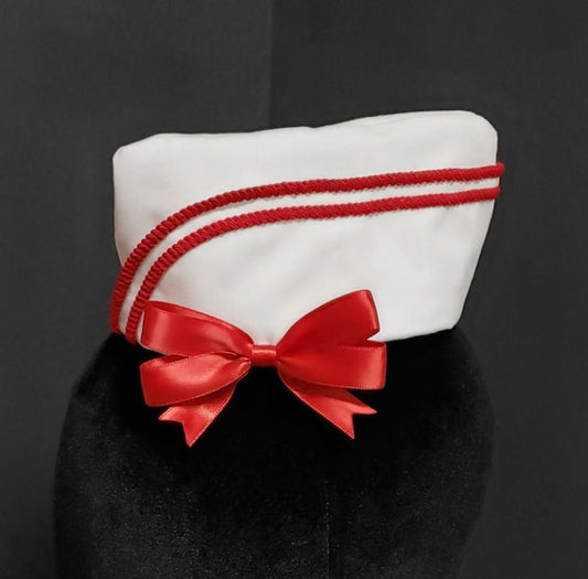 Old fashion Sweet Mini Ice Cream Parlor Hat ~ Available in 3 Base and 4 Trim Colors! ~ Made to Order