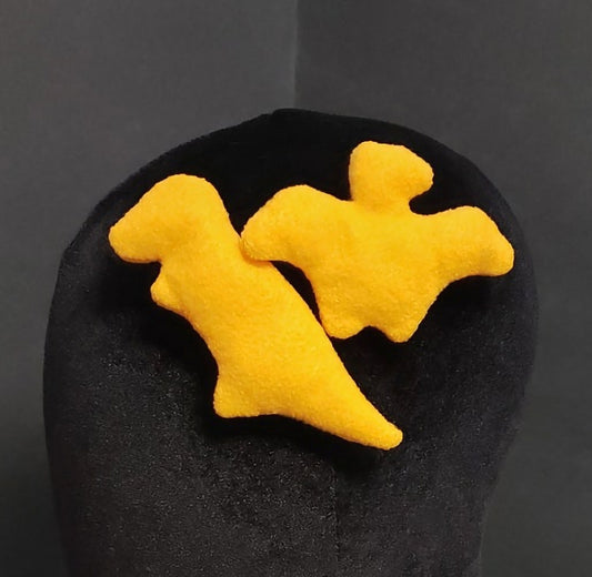 Plushy Dinosaur Nuggets Hair Clips and Pins ~ Made to Order