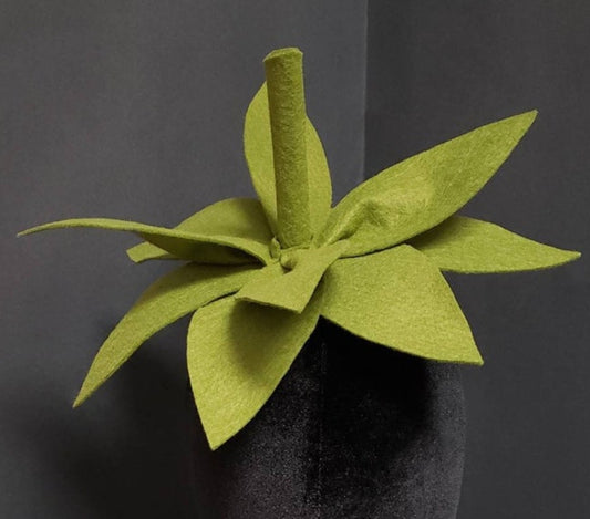 Sweet Green Leaves Strawberry Top Fascinator ~ Made to Order