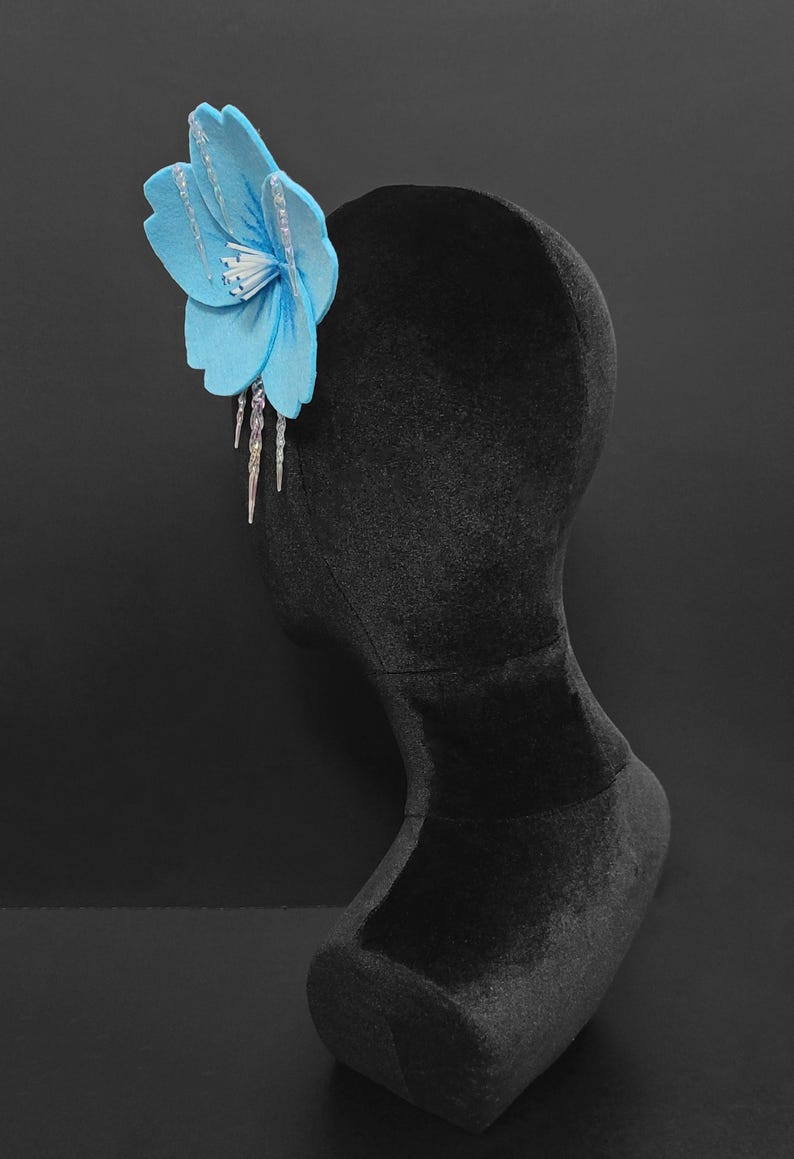 Frozen Cherry Blossom Fascinator ~ Made to Order
