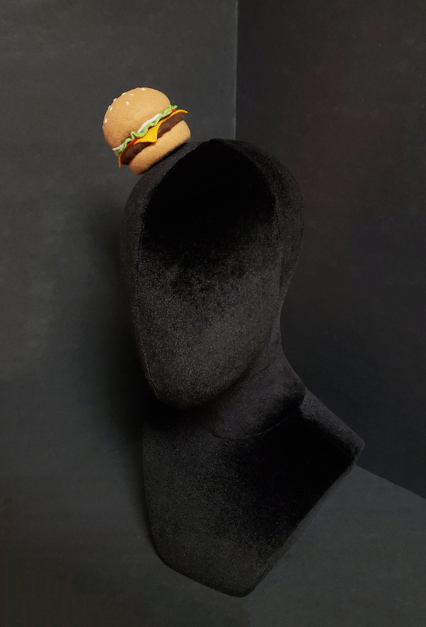 Yummy Cheeseburger Hair Clip or Desk Decor ~ Made to Order