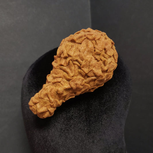 Crispy Golden Fried Chicken Drumstick Hair Clip, Pin, or Desk Decor ~ Made to Order