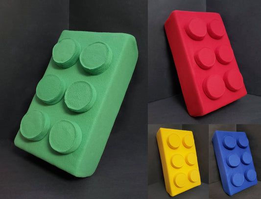 Giant Building Block Pillow ~ Made to Order in 15+ Colors!