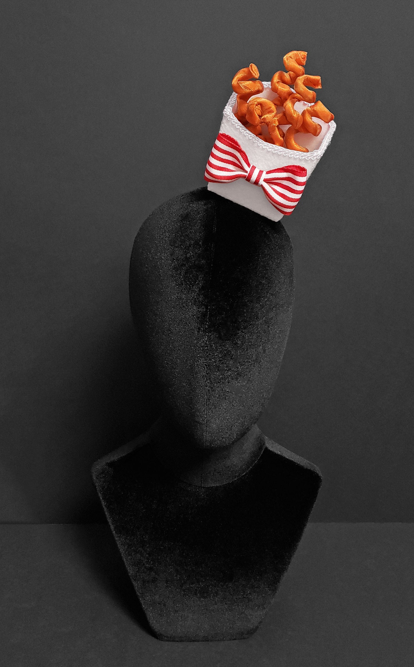 State Fair Curly Fries Fascinator or Desk Decor ~ Made to Order