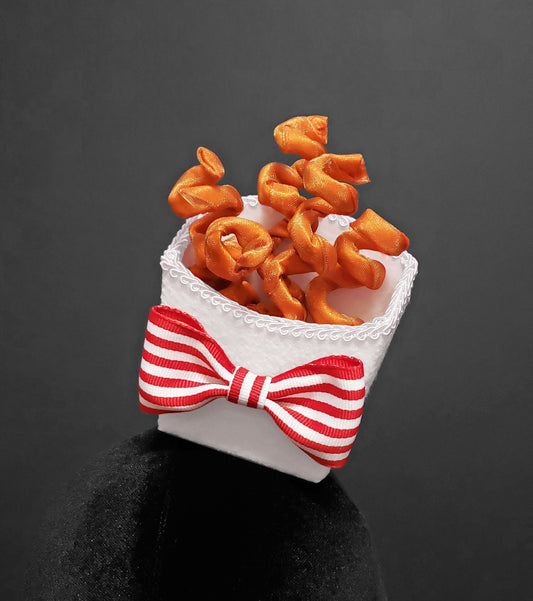 State Fair Curly Fries Fascinator or Desk Decor ~ Made to Order