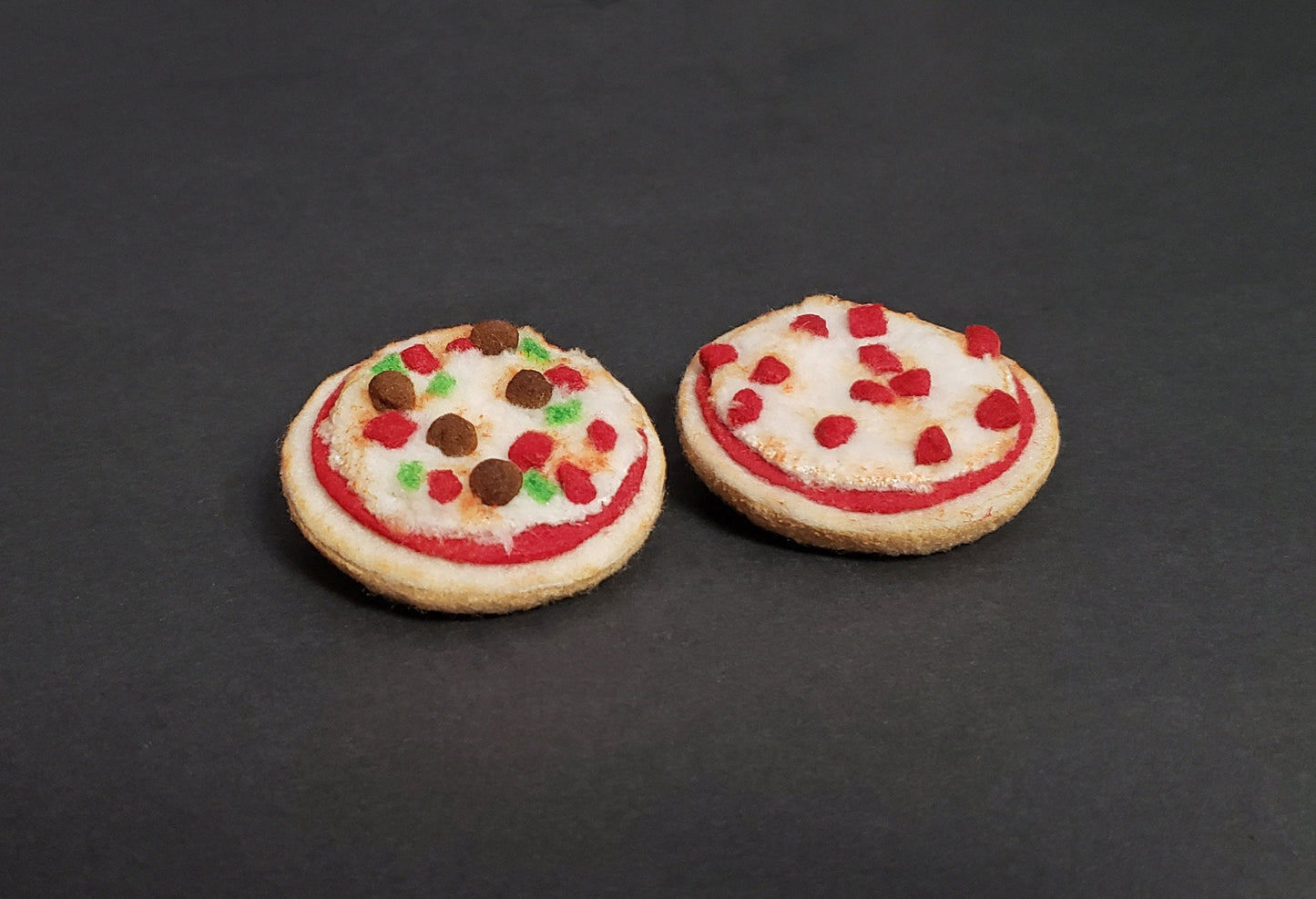 Bagel Bite Pizza Hair Clips, Pins, or Desk Decor ~ Made to Order