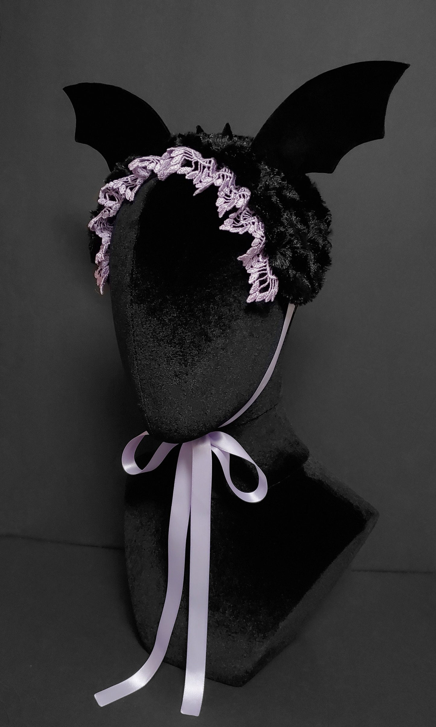 Creepy Cute Bat Headdress ~ Available in 3 Bat and 8 Lace Colors! ~ Made to Order
