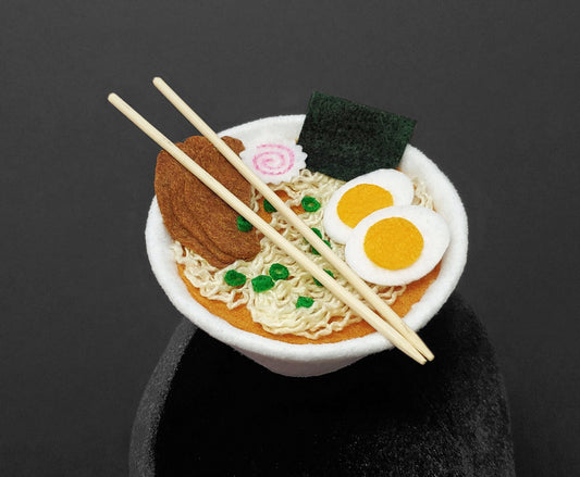 Hot Ramen Bowl Fascinator Hat or Desk Decor ~ Made to Order