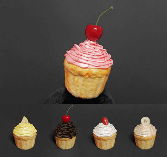 Sweet Swirled Cupcake Fascinators or Desk Decor ~ Available in a Variety of Frosting and Toppings! ~ Made to Order