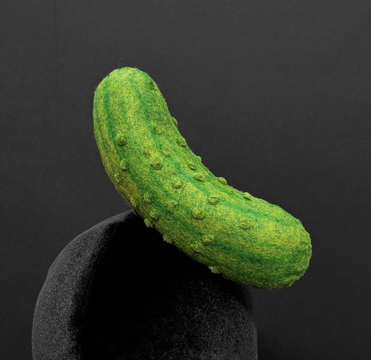 Giant Pickle Fascinator or Desk Decor ~ Made to Order