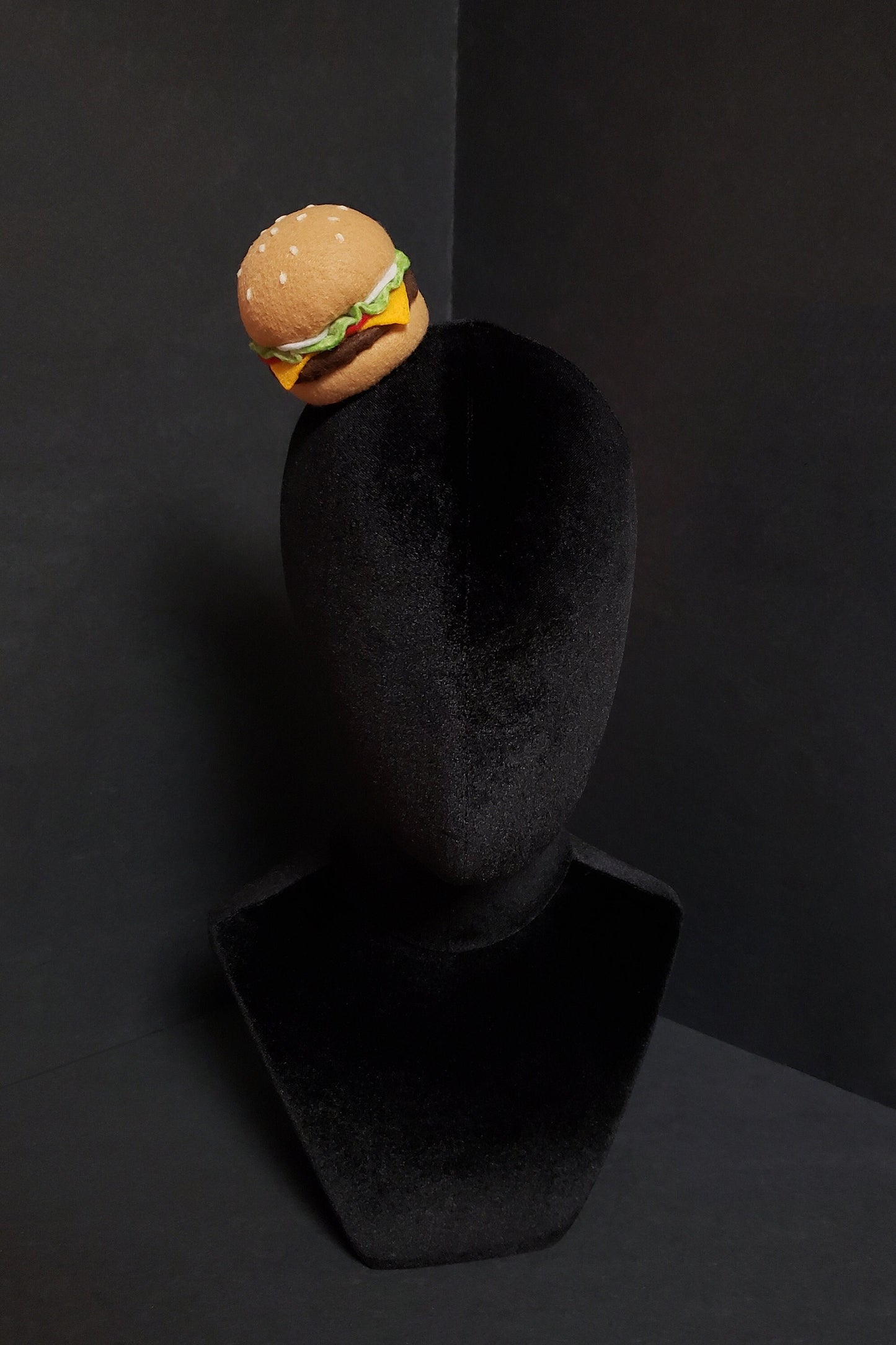 Yummy Cheeseburger Hair Clip or Desk Decor ~ Made to Order