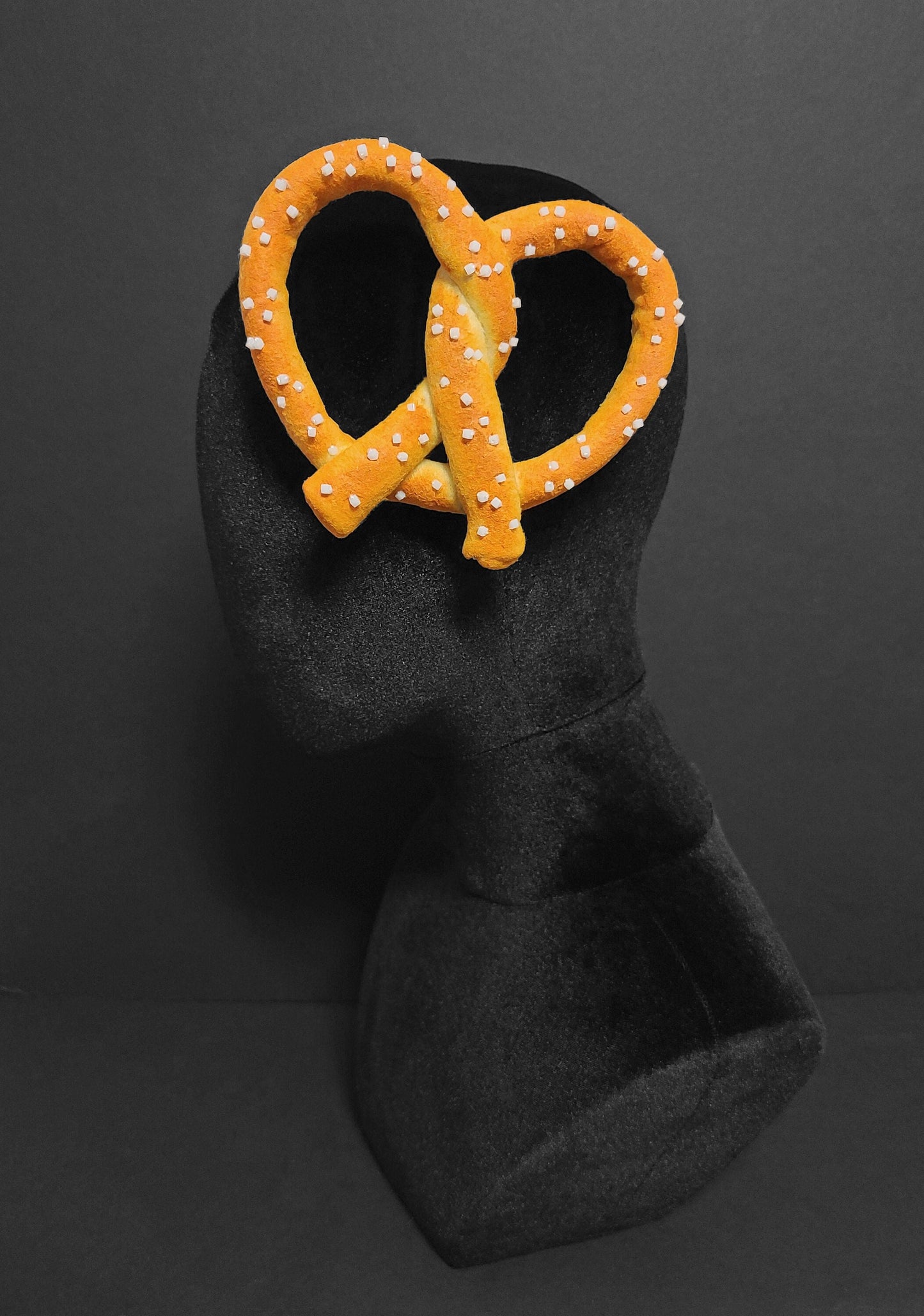Large Soft Pretzel Fascinator Hat ~ Made to Order