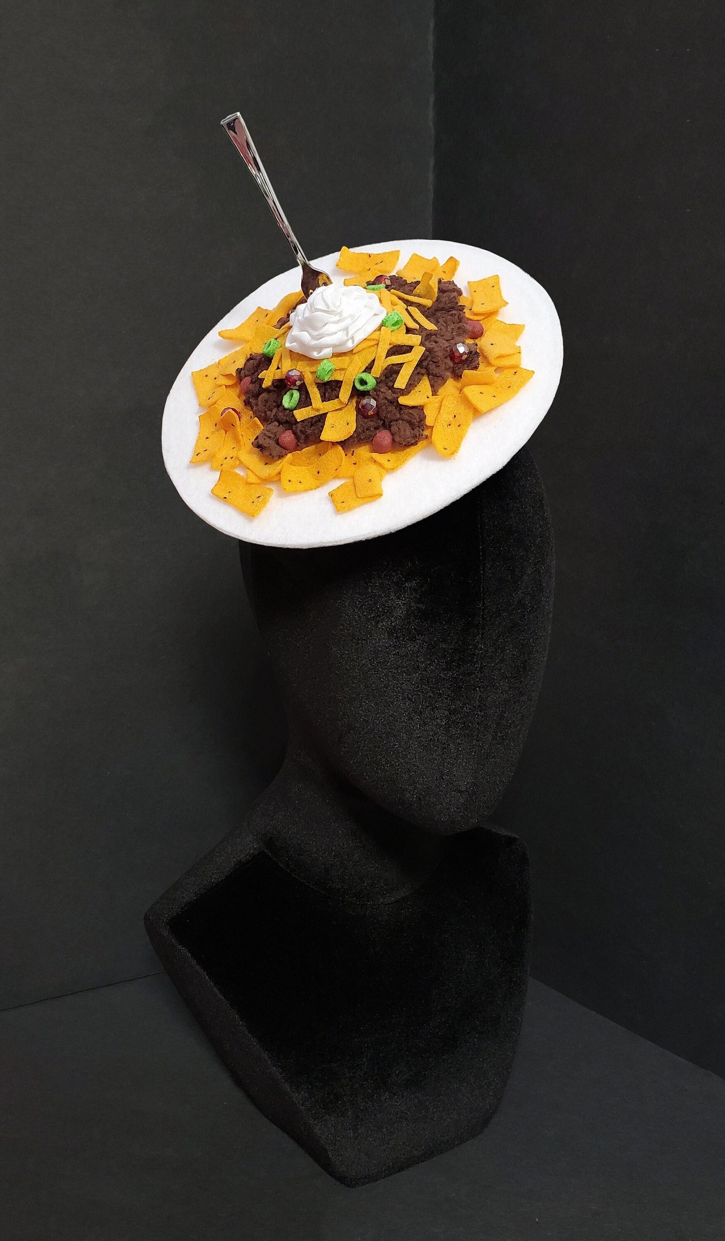 Frito Pie Fascinator Hat ~ Made to Order